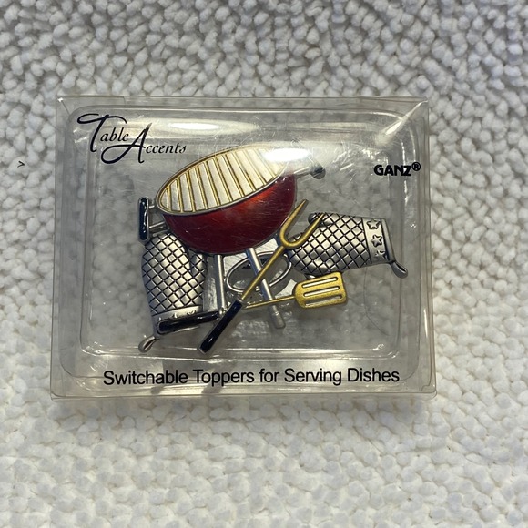 Ganz Serving Dish and Table Accents Switchable Toppers for Serving Dish Lot of 7 - Picture 6 of 9